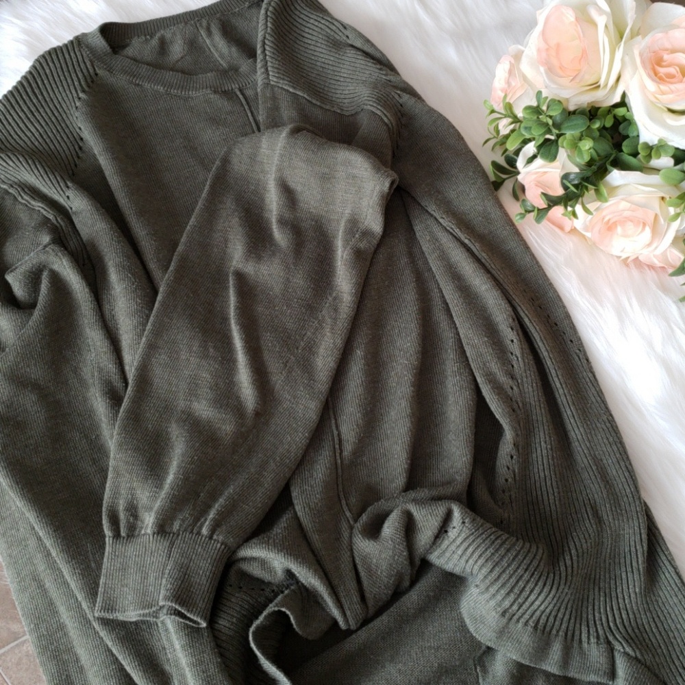 Olive green sweater